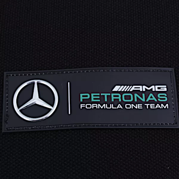 Mercedes Damen Poloshirt AMG Petronas Classic Formel 1 Team Polo Shirt schwarz 2