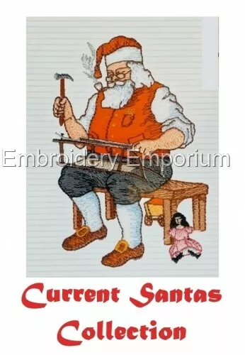 Current Santas Collection - Machine Embroidery Designs On Cd Or Usb