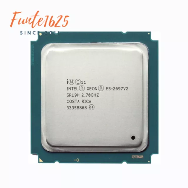 Intel Xeon E5-2697 V2 2697V2 2.7GHz 12Core 30M LGA2011 130W SR19H CPU Processor