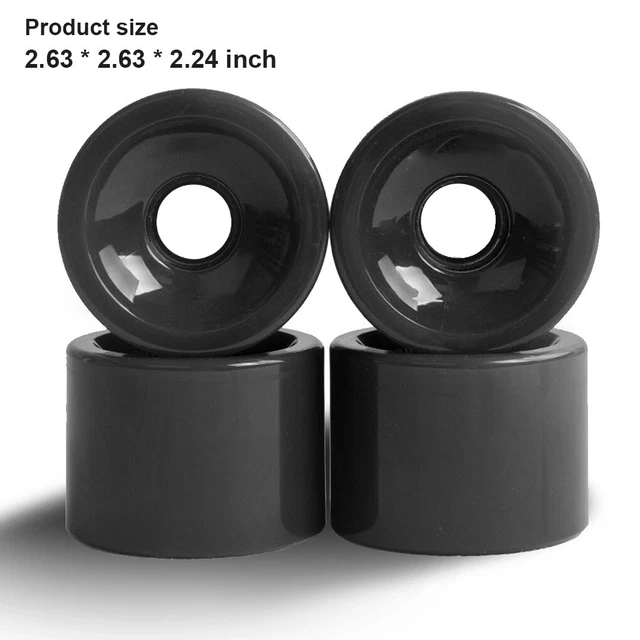 PACK OF 4 Skateboard Wheel Longboard Wheels Replacement Outdoor Skating