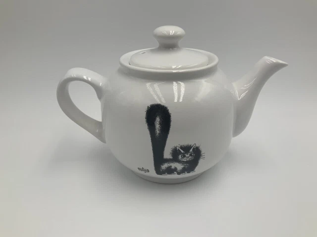 Théière Jaune Coppercraft - Céramique Anglaise Patte De Chat Sur Couvercle - 1990