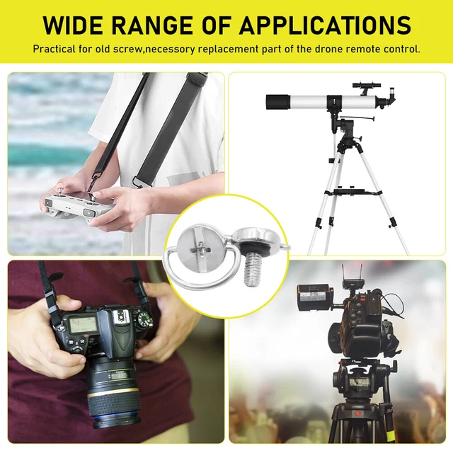 For Drone Remote Control Metal Screw Stainless Steel Shoulder Strap