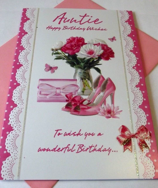 TANTE GEBURTSTAG GRUSSKARTE...... Tante alles Gute zum Geburtstag