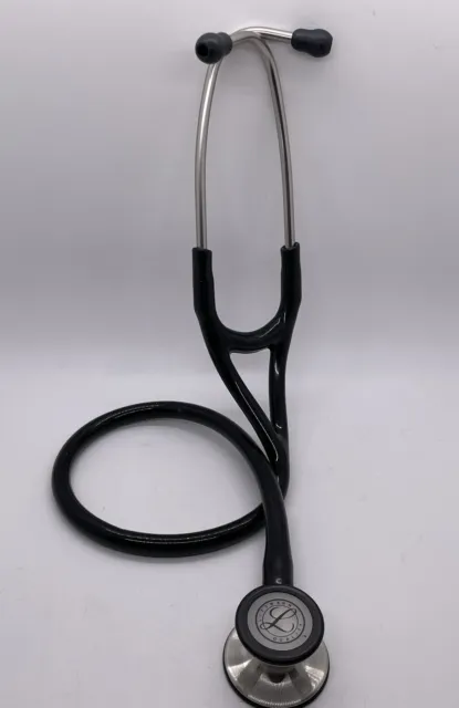 3M Littmann Stethoscope Cardiology IV  Nickel/Stainless Black **PRE-OWNED**