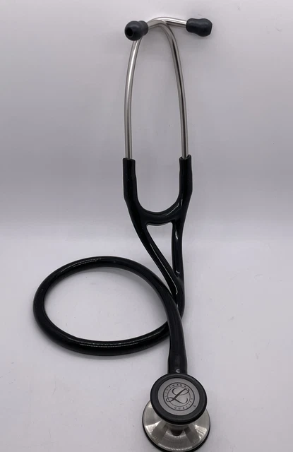 3M Littmann Stethoscope Cardiology IV Nickel/Stainless Black **PRE-OWNED** 3M Littmann Stethoscope Cardiology IV Nickel/Stainless Black **PRE-OWNED**