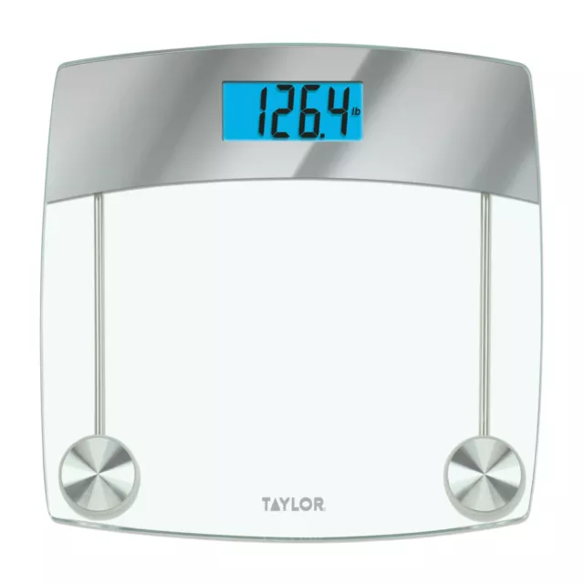 Taylor Precision Products 75244192 Digital Glass Bathroom Scale