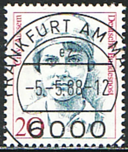 Deutschland Jahrgang 1988 Freimarken Frauen Geschichte Tennis Aussem M 1365 EST