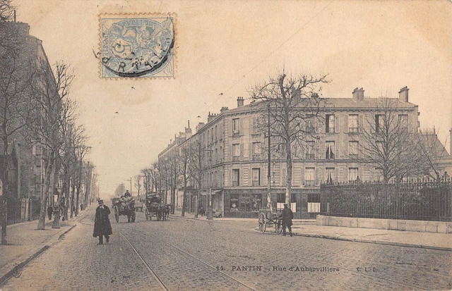 Cpa 93 Pantin / Rue D'aubervilliers