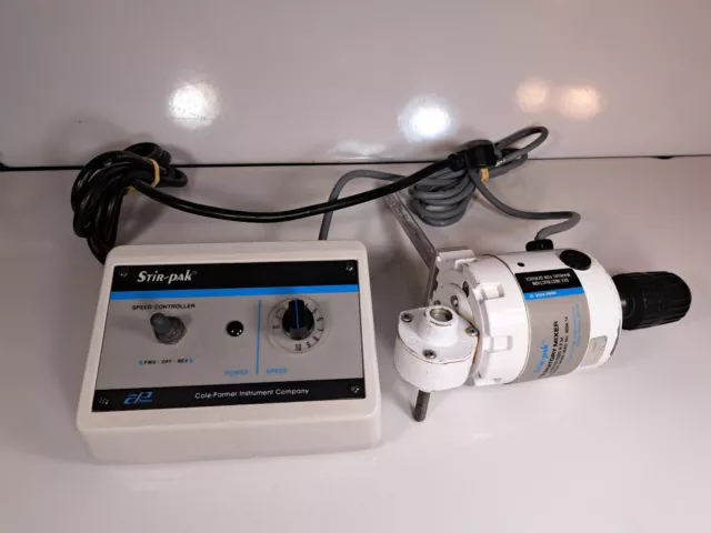 Cole-Parmer Stir-Pak Lab Mixer #4554-10 and Controller #50002-02