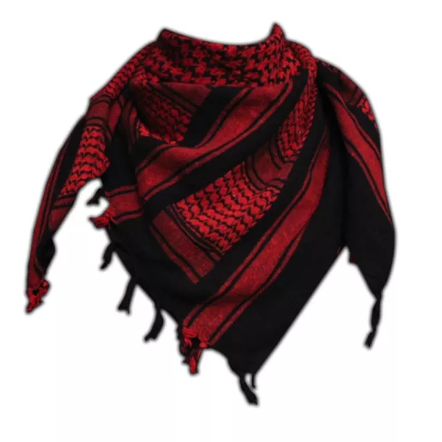 Mens 100% Shemagh Tactical Desert Keffiyeh Scarf 100% Cotton Scarves 3