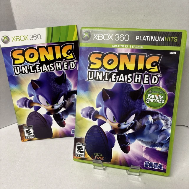 SONIC UNLEASHED - Microsoft Xbox 360 Platinum Hits Complete CIB Tested ...