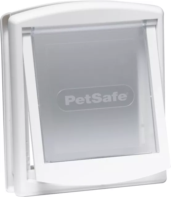 PETSAFE STAYWELL DOG DOOR & CAT FLAP SMALL 715 MEDIUM 740 LARGE 760 White UK