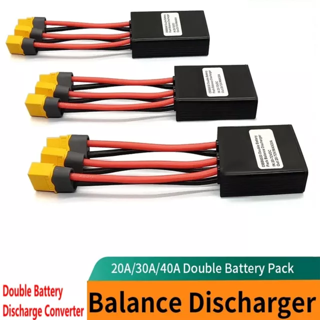 20V-72V 30A Dual-Batterie-Anschluss zur Erhöhung der Kapazität durch  Anschluss von zwei Batterien in Paralle