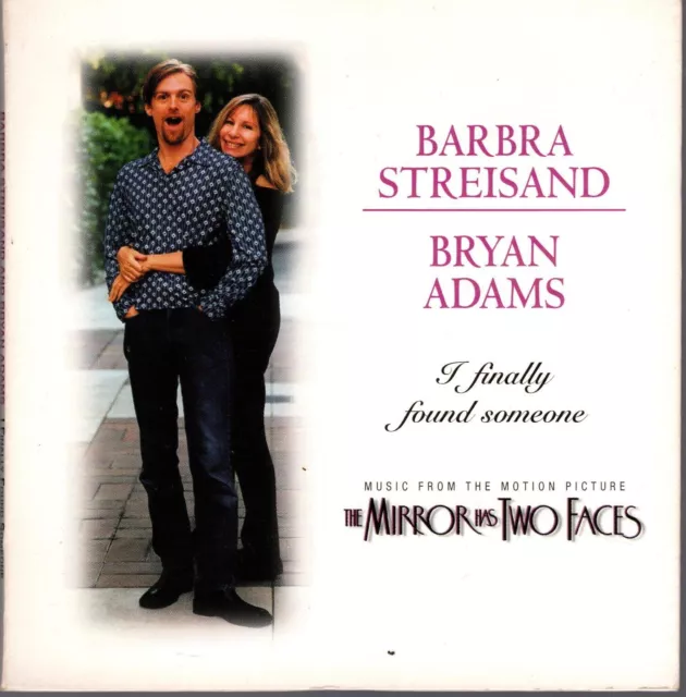 BARBRA STREISAND/ BRYAN ADAMS "I FINALLY FOUND SOMEONE" CD SINGLE 1996 columbia