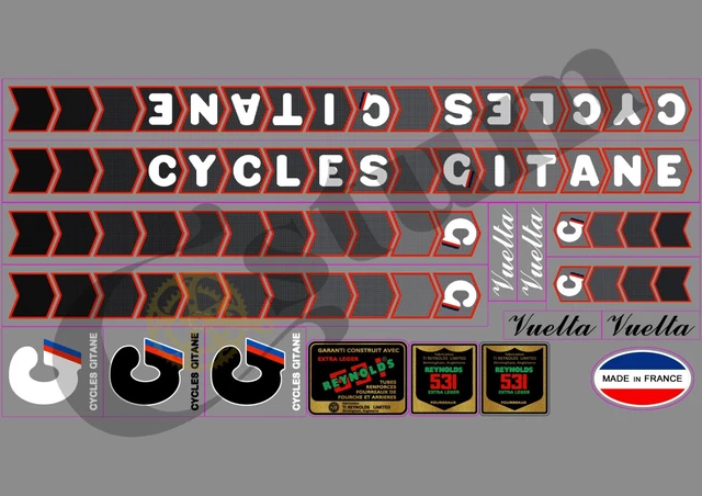 Stickers / Décalcomanies LEJEUNE Pour Vélo – Fabriqué En France, Ref AIG001