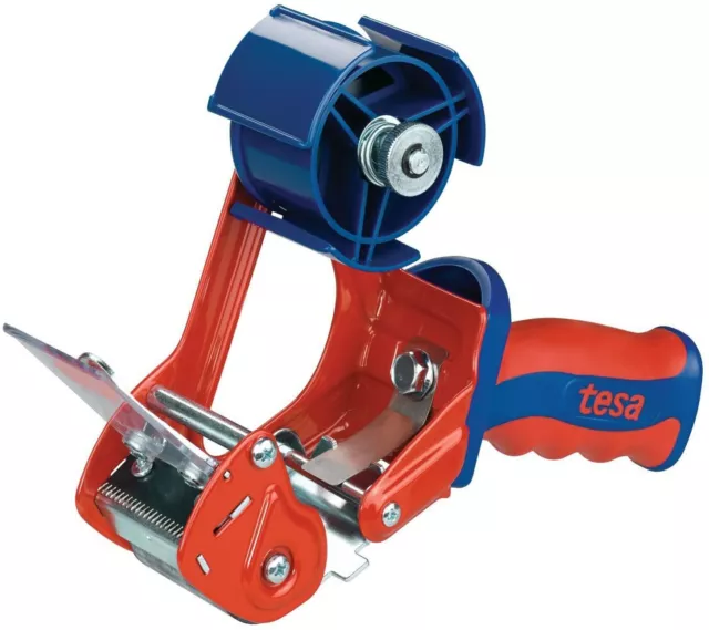 tesa 6400 Packband Handabroller COMFORT - Hochwertiger, robuster Abroller für Pa 2