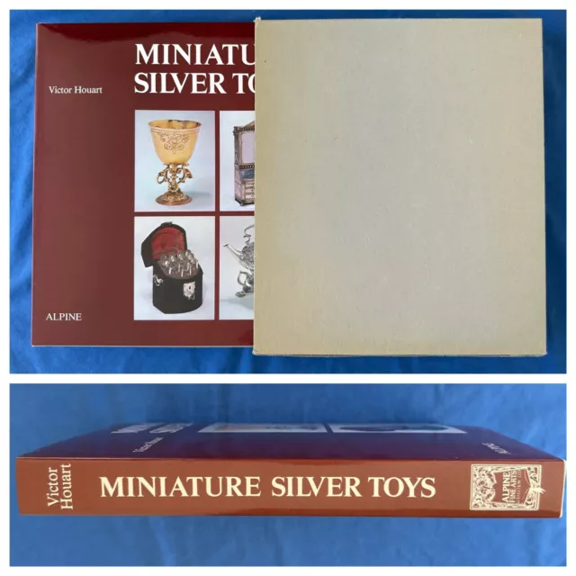 Miniature Silver Toys Book & Slipcase Near Mint Condition English Sterling