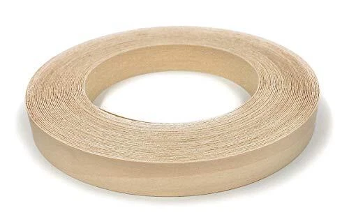 Birch 3/4 inch X 50 ft Roll of Plywood Edge Banding – Pre-glued Real Wood