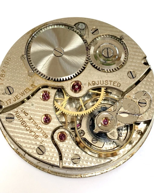 Mouvement De Montre De Poche Suisse - Pour Pièces Ou Réparation - Balancier Fonctionnel