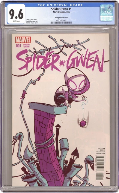 Spider-Gwen 1C Young Baby Variant CGC 9.6 2015 Spider-Gwen 1st Series 4032485005