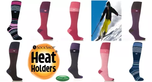 Ladies Thermal Winter Warm ORIGINAL SKI Heat Holders Socks UK 4-8