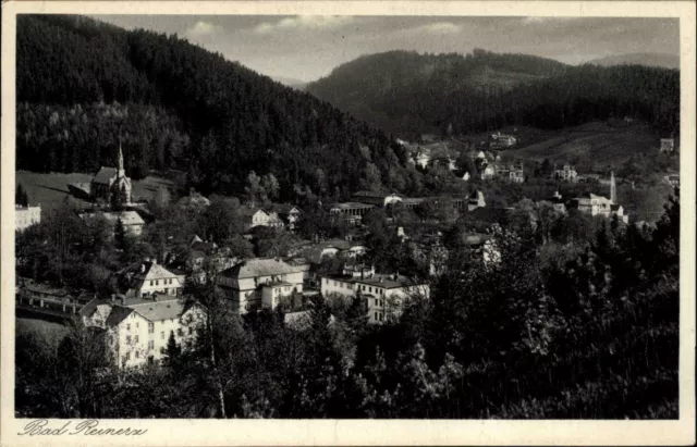 Duszniki Zdrój BAD REINERZ ~1935 Panorama AK Totalansicht alte Postkarte Polen