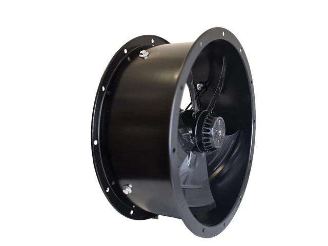 Powerstar Commercial Cased Axial Extractor Fan – 300-500mm, 220-240V, For Restaurant Kitchen Canopy