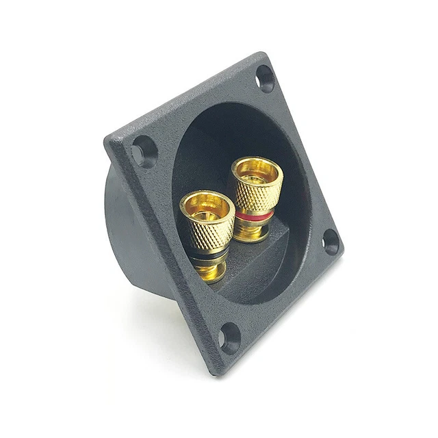 Car Stereo Speaker Box Terminal Round Spring Cup Connector Subwoofer PlDB