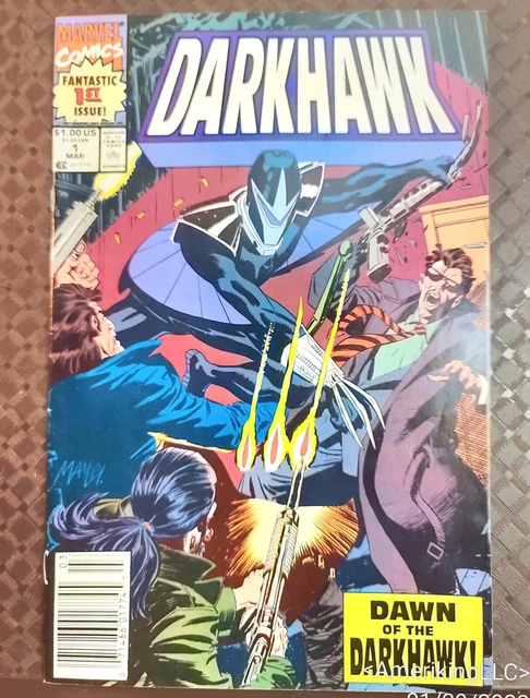 DARKHAWK # 1  #9 #12 Vintage  (1991, Vol 1, Marvel Comics)  VF/NM 2