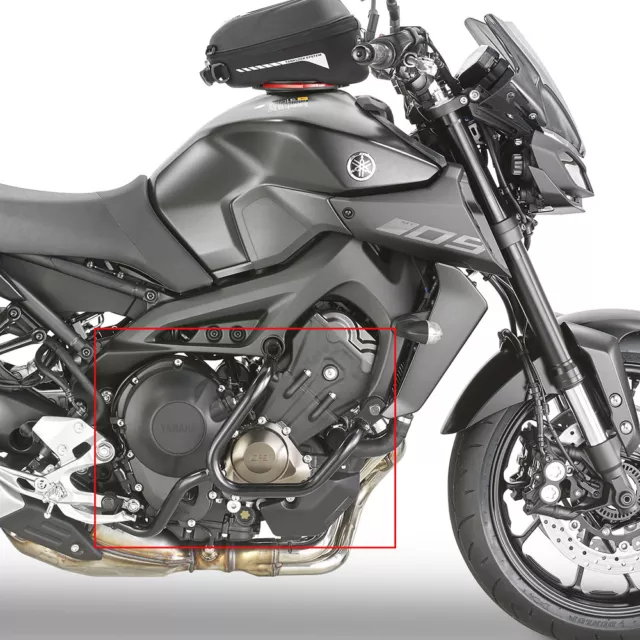 Paramotore / Paracolpi Tubolare [Givi] - Yamaha Mt-09 (2017-2020) - Cod.tn2132 3