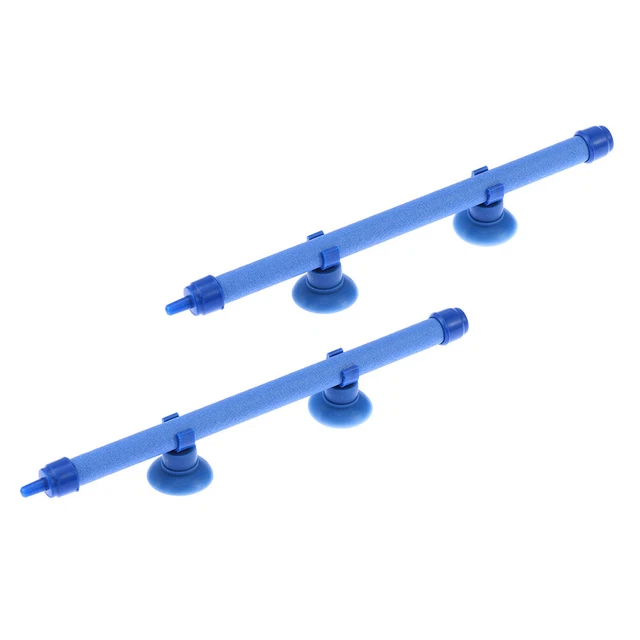 2 piezas difusor de oxígeno para acuario barra tanque de peces accesorios tubo de pared de burbujas