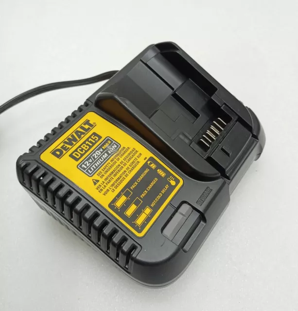 DEWALT DCB115 12V-20V Max LI-ION Haute Vitesse Chargeur 120 Volt 3