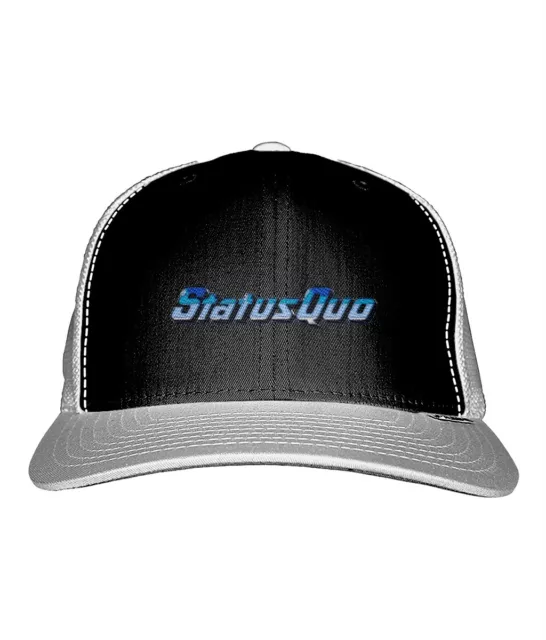 STATUS QUO - Beechfield Snapback Trucker Cap -VARIOUS COLOURS AVAILABLE
