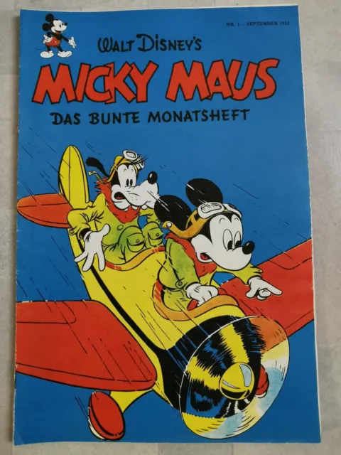 Micky Maus Das bunte Monatsheft Nr. 1 September 1951