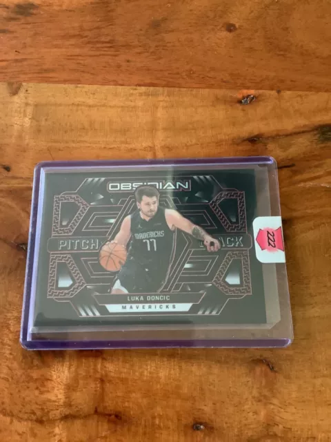 Luka Doncic Panini 2021/22 Obsidian Pitch Black Red 1/5!!