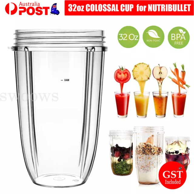 32oz COLOSSAL CUP LARGE TALL for NUTRIBULLET Nutri Bullet 600 900w Blender Model