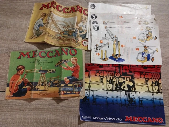 MECCANO NOTICE DE MONTAGE n° 2 MANUEL de 24 pages, TRES BON ETAT