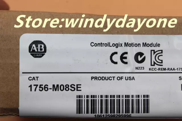 New Factory Sealed AB 1756-M08SE /B ControlLogix 8-Axis Sercos Interface Module