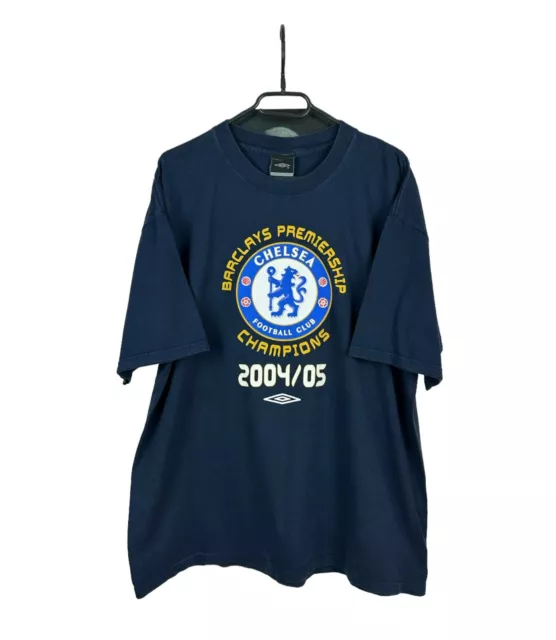 Vintage Umbro Chelsea Champions 2004 Football Shirt Jersey Tee Soccer Size XL