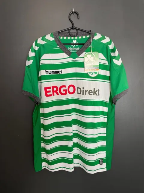 Bnwt Greuther Furth 2013/2014 Home Football Shirt Hummel Jersey Size L Adult