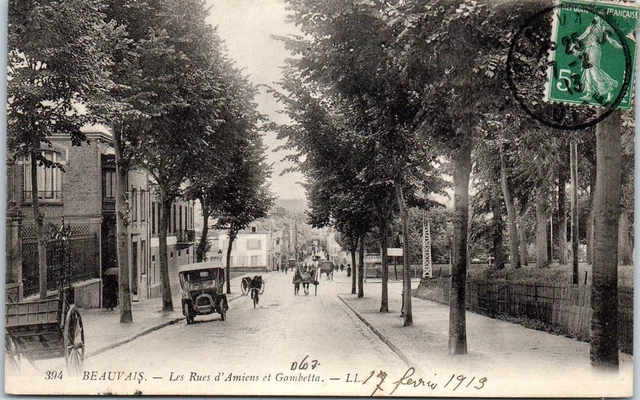 60 BEAUVAIS - les rue d'amiens & Gambetta
