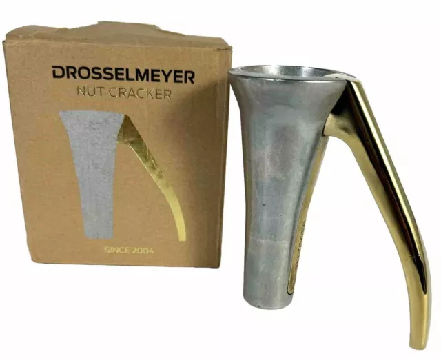 Drosselmeyer Der Nussknacker Metall Zink Gold Nusszange Nut Cracker Massiv NEU