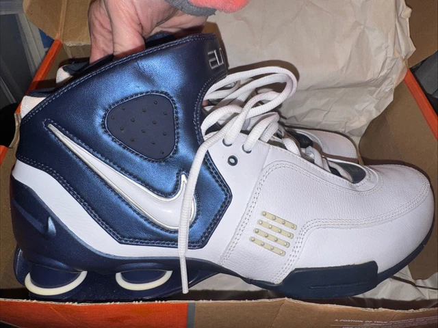 Vintage Nike Shox Elite Shoes Mens Size 8.5 Blue Basketball Sneakers 310685-142 Vintage Nike Shox Elite Shoes Mens Size 8.5 Blue Basketball  main image 4