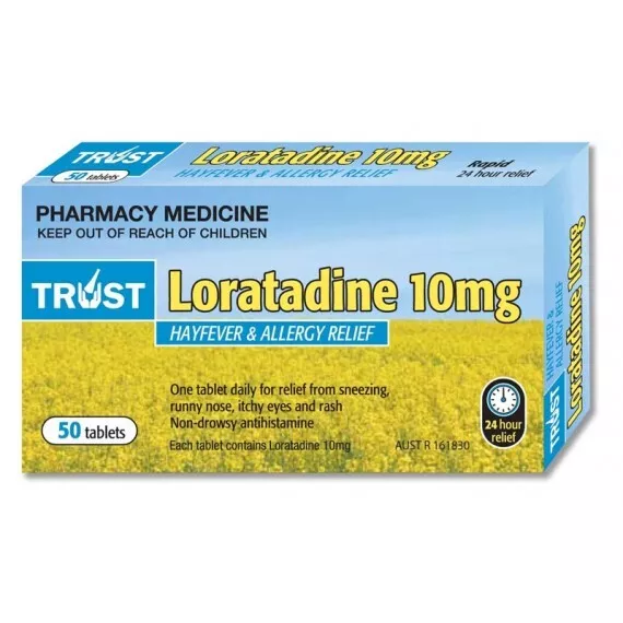 Trust Loratadine 10Mg- Same As Claratyne Generic *50* Tablets 3