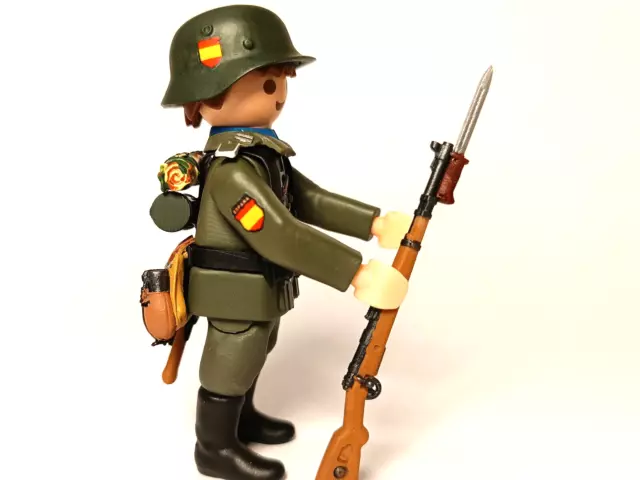 PLAYMOBIL Custom WW2 SOLDAT DE L'ARMÉE AMÉRICAINE POLICE MILITAIRE