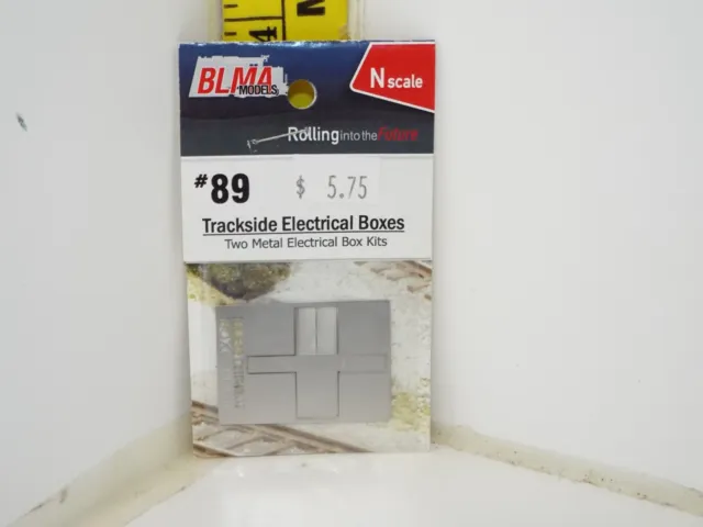 Blma 89 N Scale Trackside Electrical Boxes  Model Train Detail