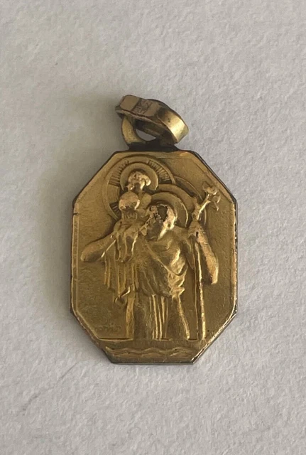 Médaille Saint Christophe Or Jaune 1.6g Yuri - 9KAY3062