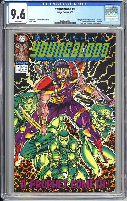 Youngblood #2 CGC 9.6 1992 3978597003 1st PROPHET! Jake Gyllenhaal Movie! KEY!