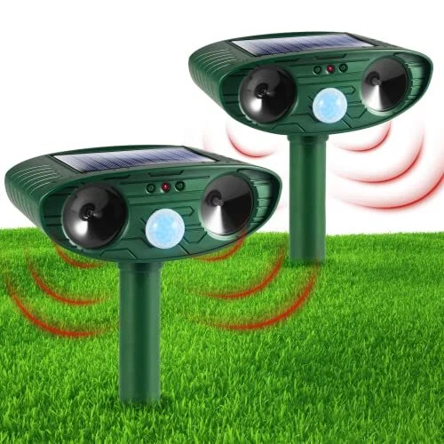Solar Animal Repeller Ultrasonic Animal Repellent Outdoor with Motion Senn