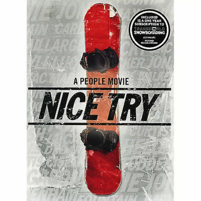 People - Nice Try - Snowboard DVD SALE